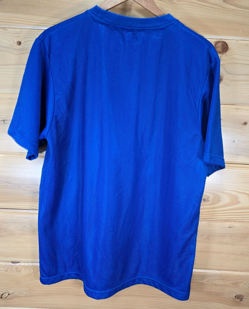 ウェア 90s NIKE soccer italy game shirts M blue Vintage Team Italy Italia Soccer Nike 1997 1998 Home Jersey