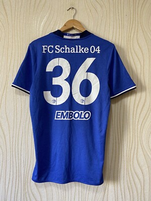 SCHALKE 2016 2017 HOME FOOTBALL SHIRT SOCCER JERSEY ADIDAS AI7227