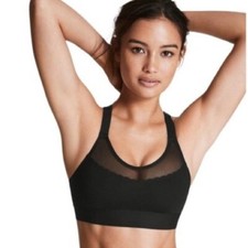 Victoria's Secret Victoria Sport Incredible Ultra Light Blk Sport Bra Size XS