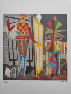 Man Ray signiert - Schönwetter (Le Beau Temps), 1939 - Zertifikat