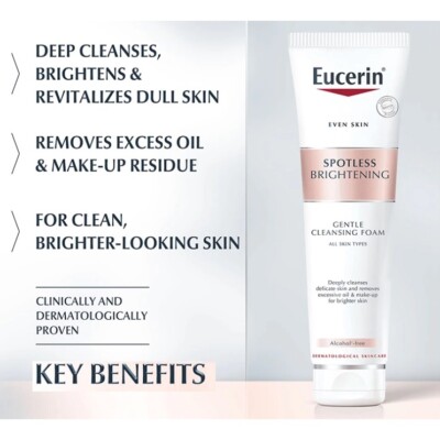 Eucerin Ultra White Spotless Cleansing Foam 150ml