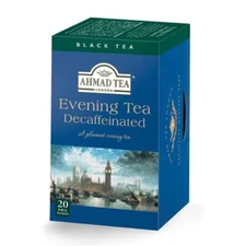 Ahmad Decaffeinated Evening Black Tea 20 foil tea bags