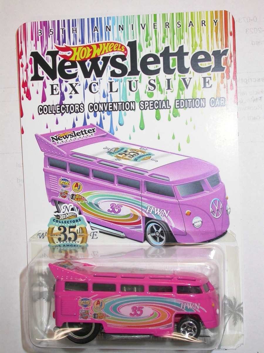 2021 Hot Wheels 35th Collector Convention Newsletter VW Bus 2021 Hot Wheels 35th Collector Convention Newsletter VW Bus