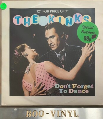 THE KINKS  A side don't forget to dance  B side bernadette  12  Rare Ex Con