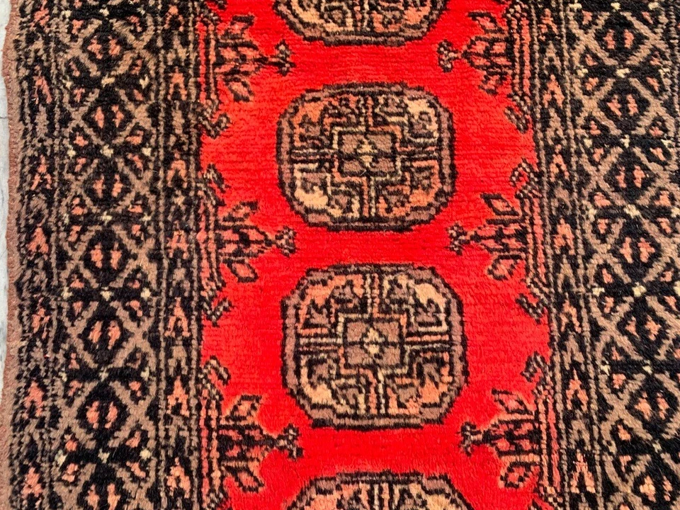 2x6 Vintage Afghan Hallway Runner Rug Kitchen Home Decor Runner Area Wool Rug - Image 4 of 4