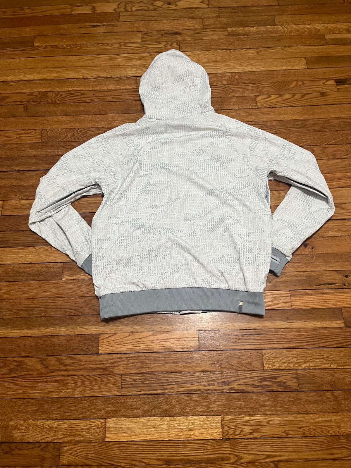 DC Shoes Jacket Mens M Medium Gray Fleece Lined $$ All Of Graphic Logo Print