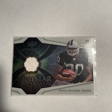 2008 Upper Deck Icons Future Stars Materials Silver Darren McFadden Rookie RC