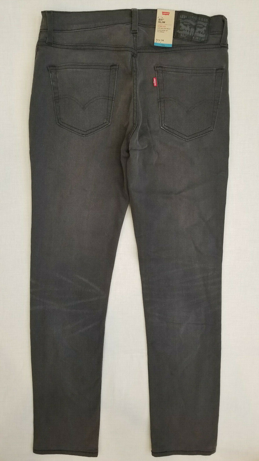 Levi's 511 Slim Performance Coolmax 36 X 34 Grey 04511-3629 for sale online  | eBay