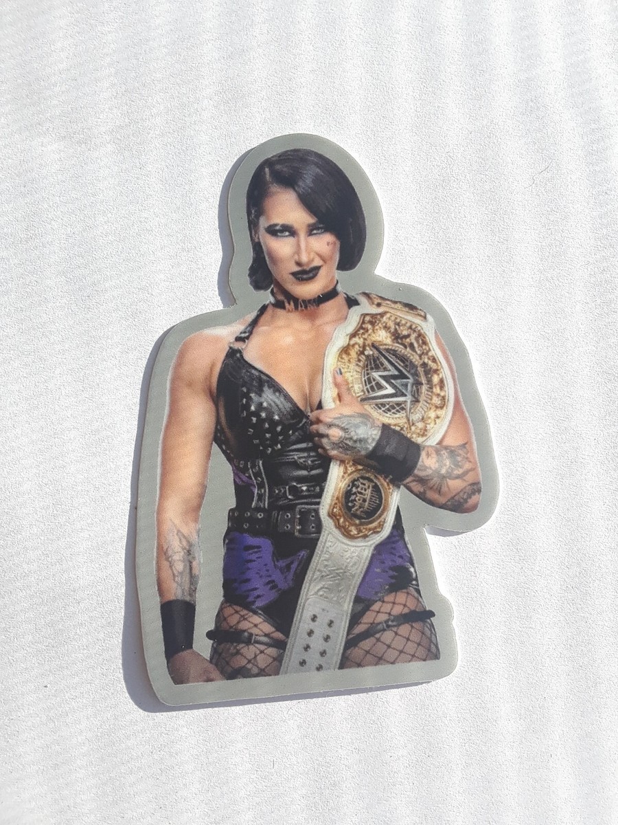 WWE RHEA RIPLEY リア・リプリー ABEMA シール ステッカー WWE Rhea Ripley Wrestling Water Resistant Sticker WWF WCW AEW NXT