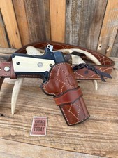 Andrews Western Lined Fancy Stitched Cross Holster For Colt 1911 Government