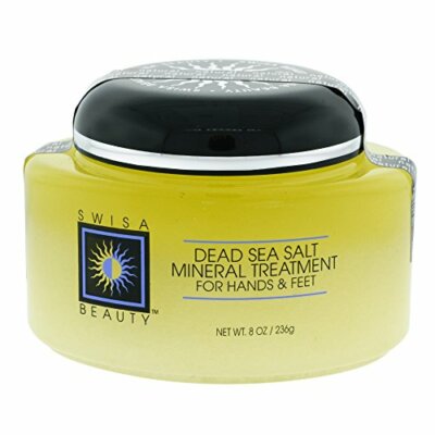 Swisa Beauty Natural Dead Sea Salt Scrub Mineral Treatment For Hands & Feet