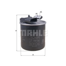 Kraftstofffilter KNECHT KL 950 für MERCEDES-BENZ