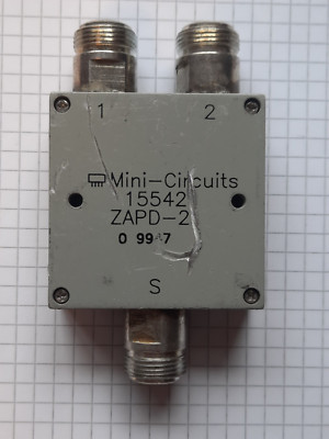 Power Splitter Combiner, Mini-Circuit ZAPD-2, 1-2 GHz, 50Ω 2 Ways N(f) 10W