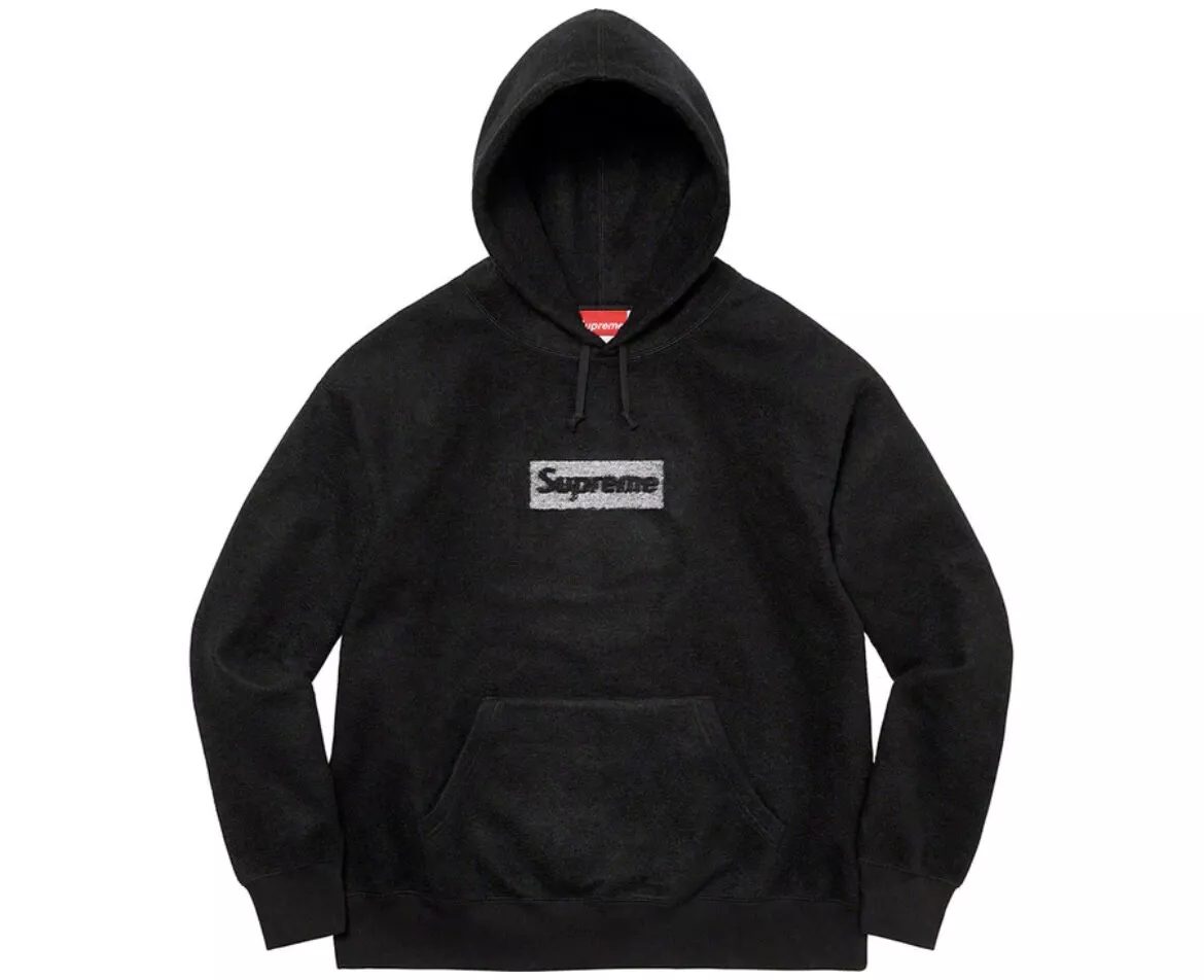 Supreme Inside Out Box Logo Hooded Sweatshirt Black S, M, L in Hand