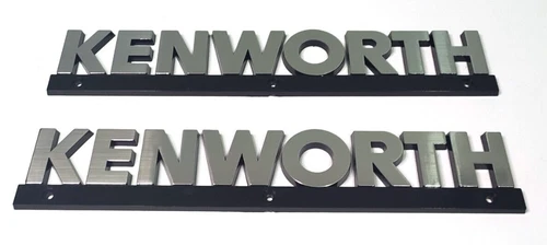 Fits Kenworth Hood Emblem Badge Logo Emblemas Pair Par