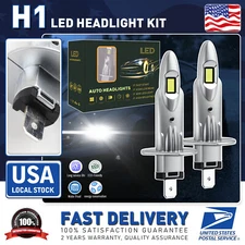 4× H1 LED Headlight Bulbs Conversion Kit Super White 6000K For Kia Rio 2012-2017