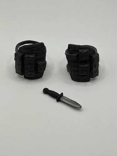GIJoe Classified Series Raptor Knife & Leg Pouches Fodder 1/12 Scale
