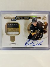 2020-21 Reid Duke SP Authentic  #FWAP-RD Future Watch Patch Auto 025/100 Rookie 
