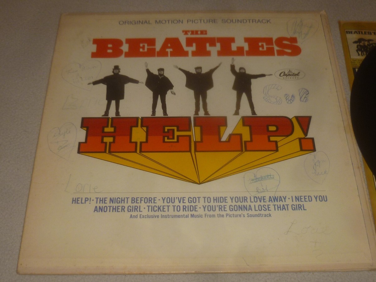 THE BEATLES HELP! RECORD MAS-2386 CAPITOL RECORDS MONO SOUNDTRACK