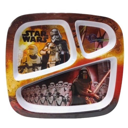 Star Wars Divided Kids Tray Plate The Force Awakens