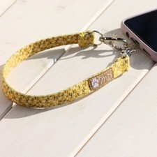 Cotton Flower Cell Phone Wrist Strap / Phone Wristlet / Made in Japan