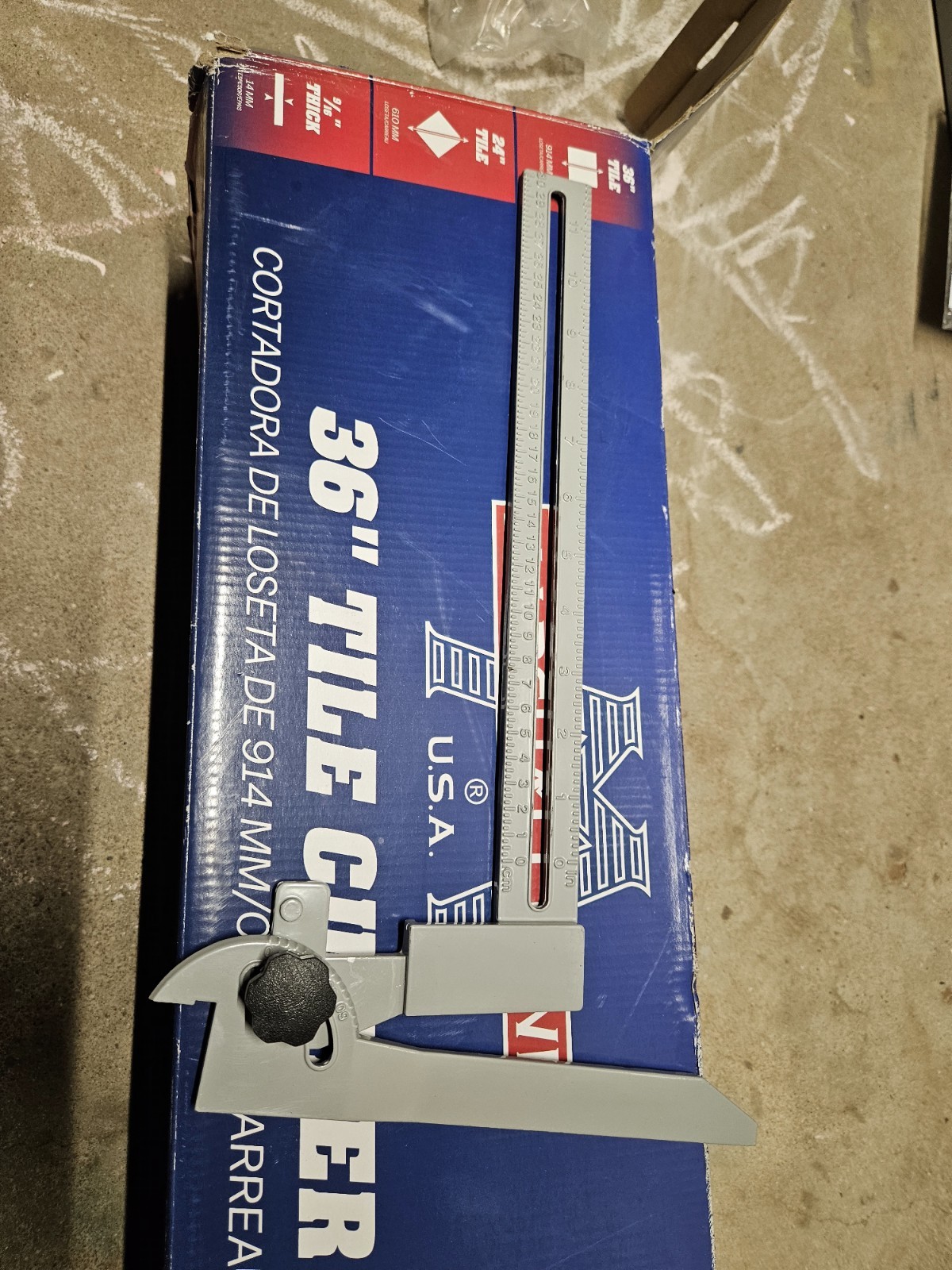 Cutter Tile Marshalltown 36 Inch DESIGNED FOR CERAMIC,PORCELAIN, GLASS & MOSAIC