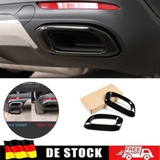2 x Schwarze Auspuffblenden Abdeckung für Mercedes Benz GLC GLE GLS W167 20 DE 2 x Schwarze Auspuffblenden Abdeckung für Mercedes Benz GLC GLE GLS W167 20 DE