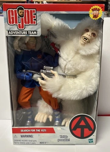 GI JOE ADVENTURE TEAM SEARCH FOR THE YETI NIB ACTION FIGURES HASBRO KUNG FU GRIP