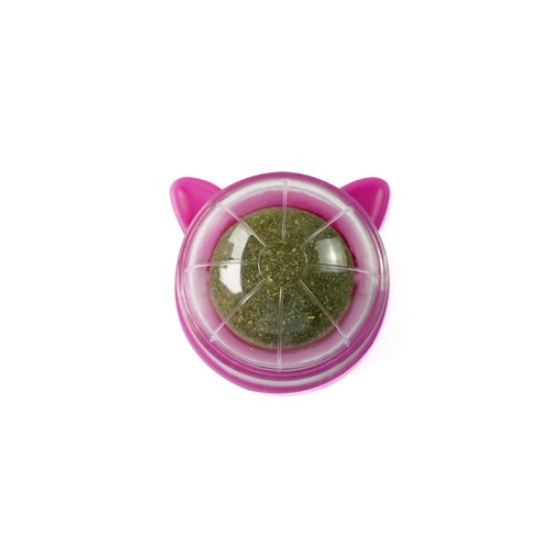 Rotierender Katzenminze Ball Wandhalterung Spielzeug für Katzen Zahngesundheit interaktives Spielen - Bild 15 von 20