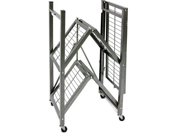 ORIGAMI RR3W 3-TIER FOLDABLE METAL SHELF - BLACK - Image 4 of 4