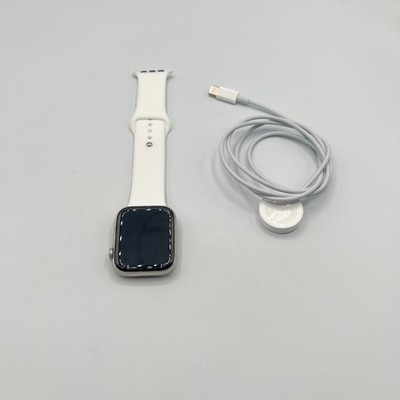 Apple Watch Series 5 44mm Silver Stainless Steel (LTE) With Sport Band - Good