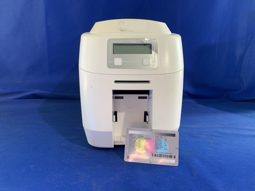 Magicard 300 Color Photo ID Card MK2 STD Duo Printer 3300-0021/2 - Prints Test