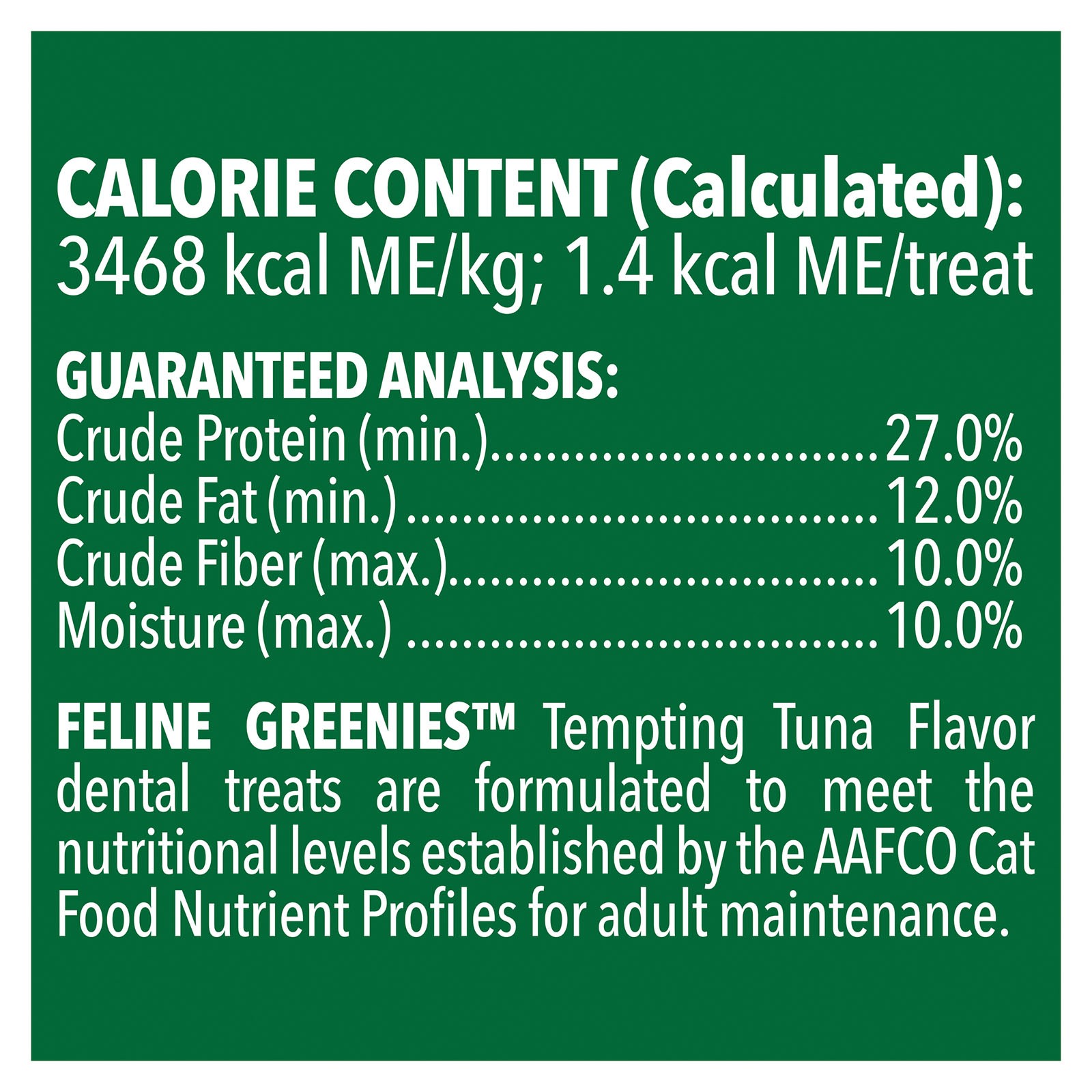 Greenies Feline Dental Treats Tuna Flavour For Cats 240g — image 5