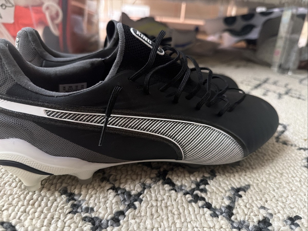 New Puma King Ultimate FG AG Soccer Cleats Black 107809-01 Men's