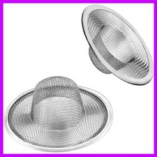 2pcs Heavy Duty Stainless Steel Slop Basket Filter Trap, 2.75" Top / 1" Mesh ...