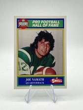 1990 Swell Pro Football Hall of Fame - Joe Namath #129 Jets