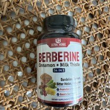 ULTRA HERBS Premium Berberine 12,200MG with Cinnamon, Milk Thistle *USA Made ...
