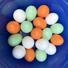 18 Pcs Wooden Fake Chicken Eggs 3 Colors Wood...