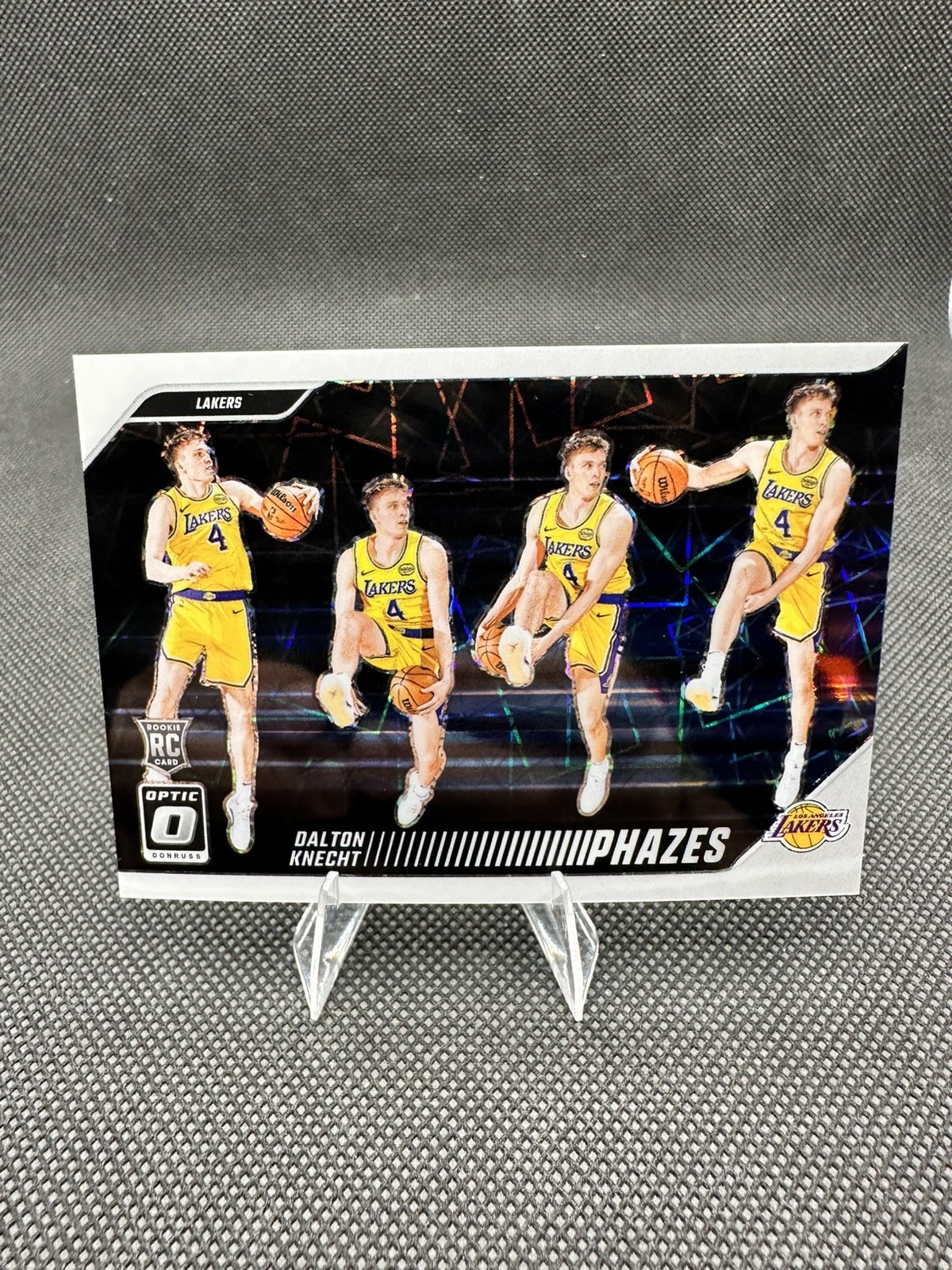 Dalton Knecht 2024-2025 Donruss Optic Phazes Prizm RC SSP Case Hit Lakers