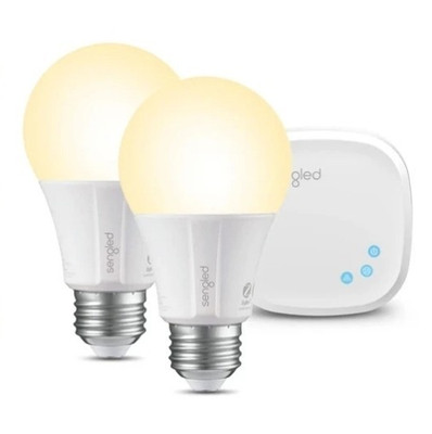 Sengled Smart LED Bulbs + Hub, Alexa Compatible, App/Voice, Dimmable, 800lm