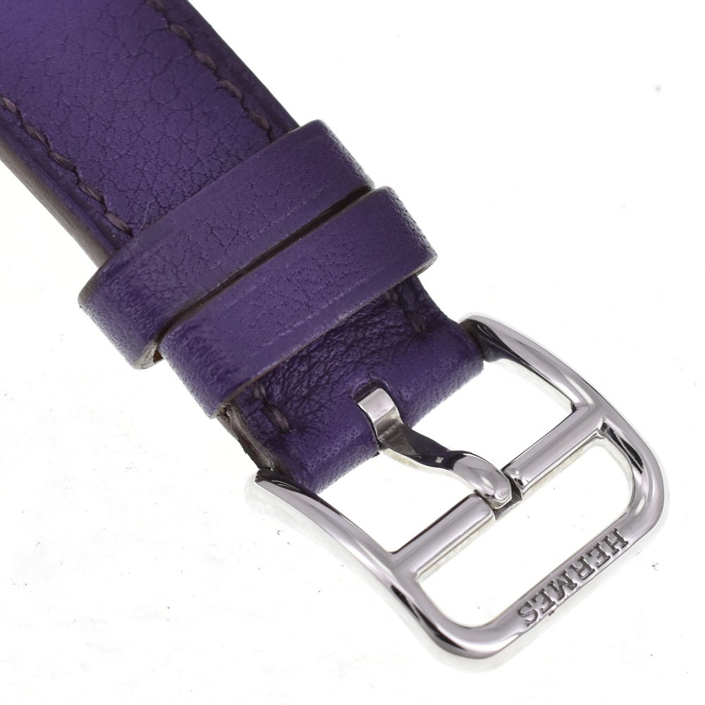 discount HERMES Cape Cod CT1.710 Date Dubrutur SS/Leather Unisex Watch R#143721 - Image 7