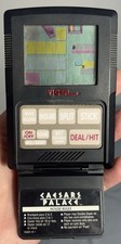 Caesars Palace Blackjack Poker Game 1993 by Tiger - Handheld Electronic Works