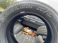 Set Of 4 New 27555r20 Bridgestone Dueler Hl Alenza 113t Tires Owl Takeoffs