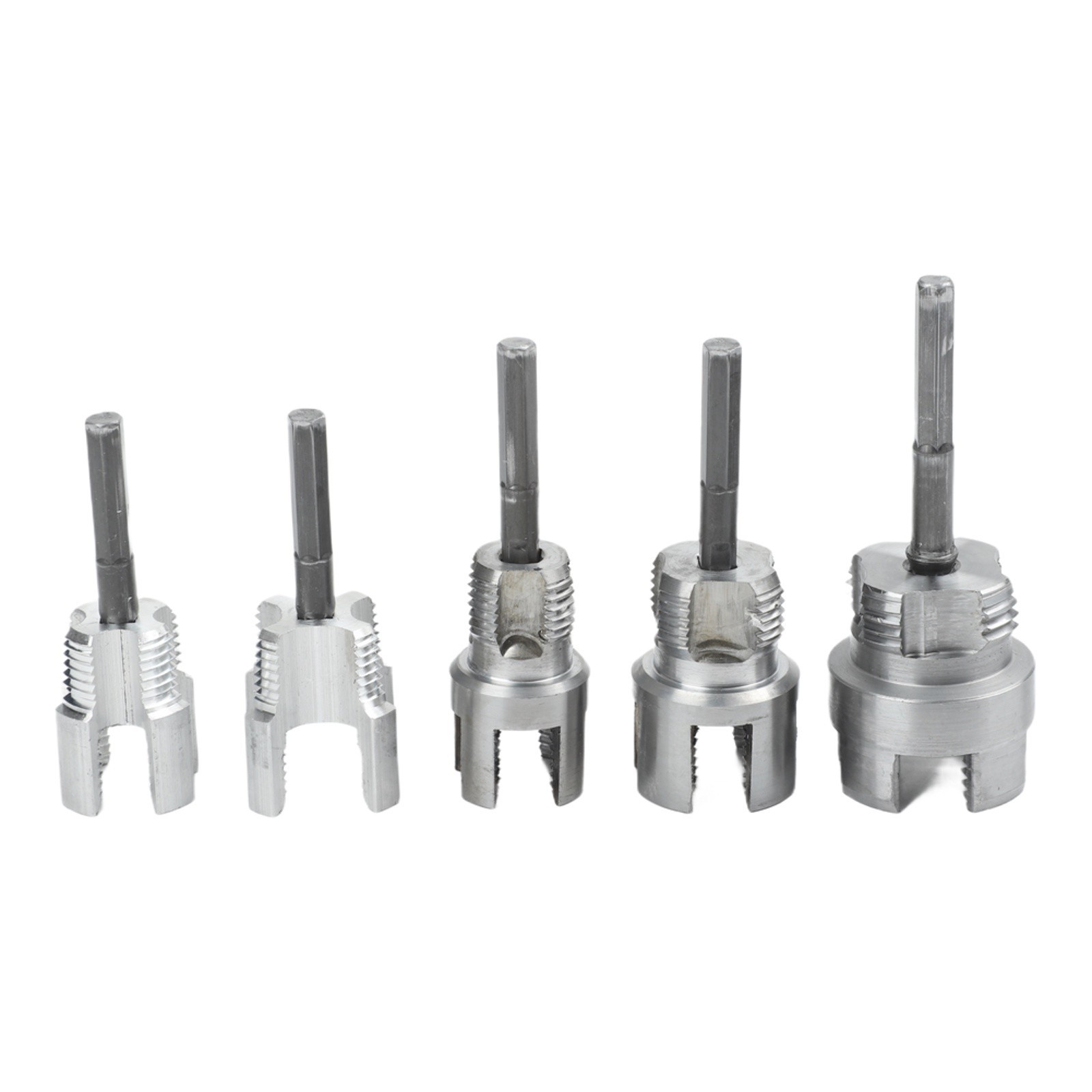 5 PCS Integrated Internal & External Pipe Threading Tool Steel PVC Pipe ...