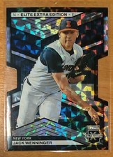 2023 Panini Elite Extra Edition Jack Wenninger Black Die-Cut 1/1 #90