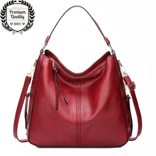 Crossbody Casual Bag Shoulder Sling Handbag Soft Leather Womens School Messenger
