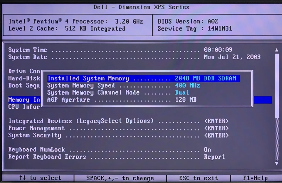 DELL 0F2905 Dimension XPS Gen1 Motherboard ATX mPGA478 Pentium 4 3.2GHz 2GB DDR - Image 2 of 4