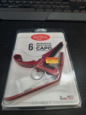 Kyser Acoustic Quick Release Capo RED