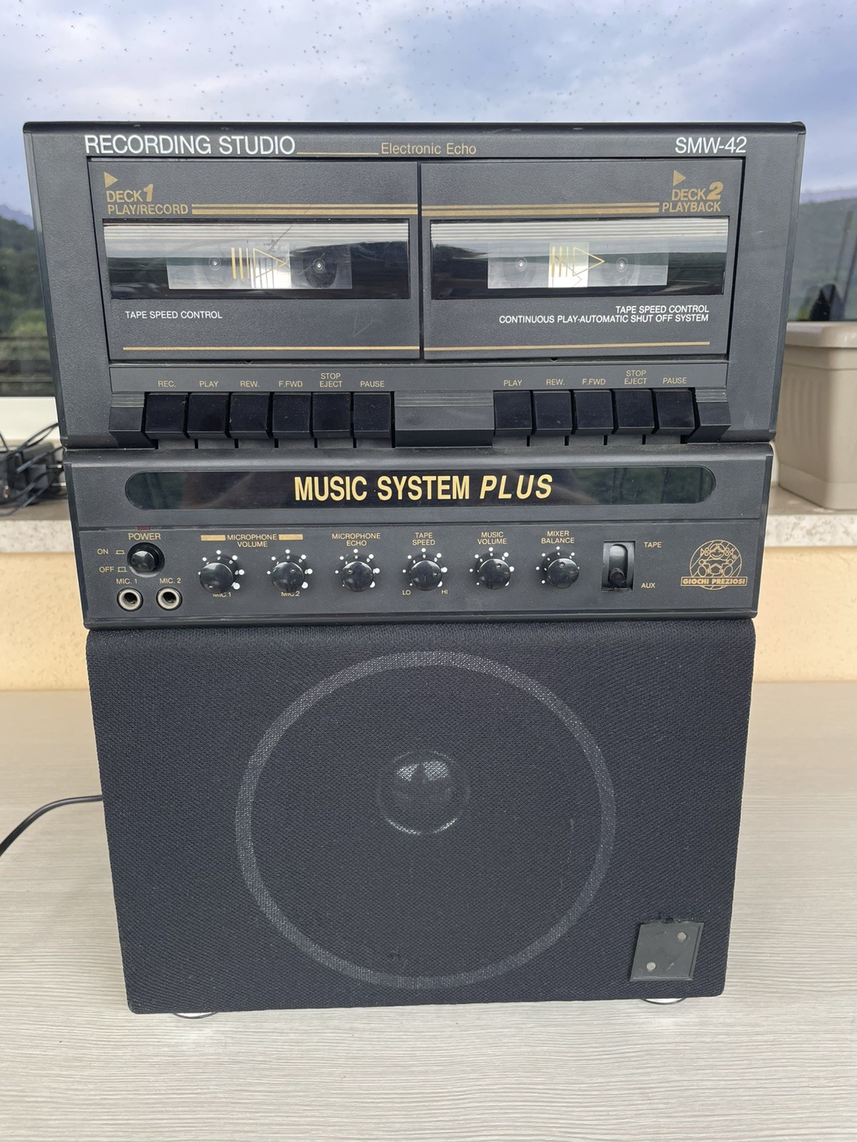 Giochi Preziosi Music System Plus SMW-42 – Stereo Vintage Doppia Cassetta