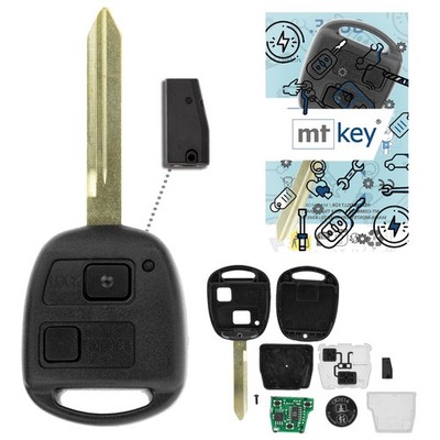 Funk Schlüssel 2 Tasten TOY47 434MHZ für TOYOTA HIGHLANDER U20 LAND CRUISER J120